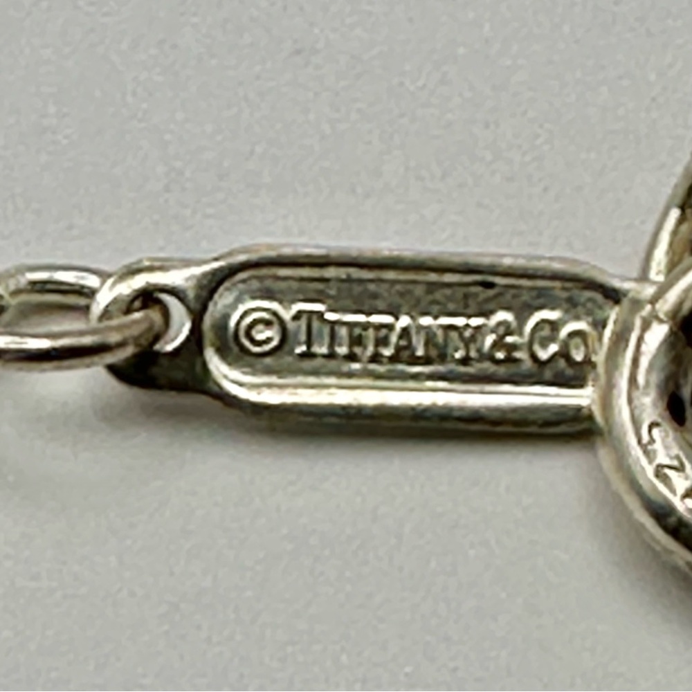 Tiffany & Co Silver World Cruise 2008 Crystal Serenity Pendant Necklace - Picture 7 of 8